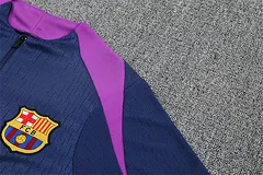 2025-26 Barcelona Royal Blue Half-Pull Training Jersey