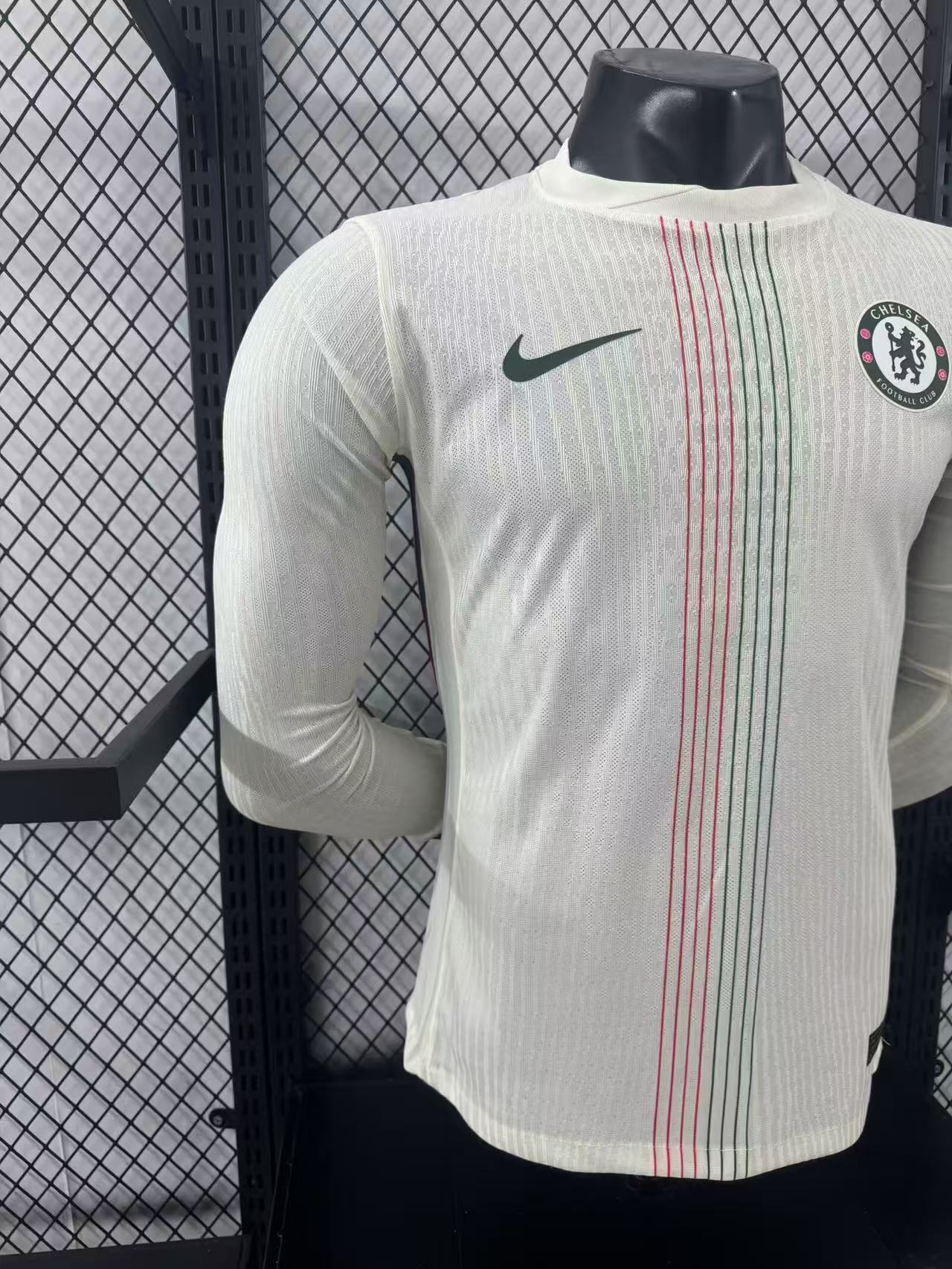 2025-26 Chelsea Away Long-Sleeve Jersey – Player Version