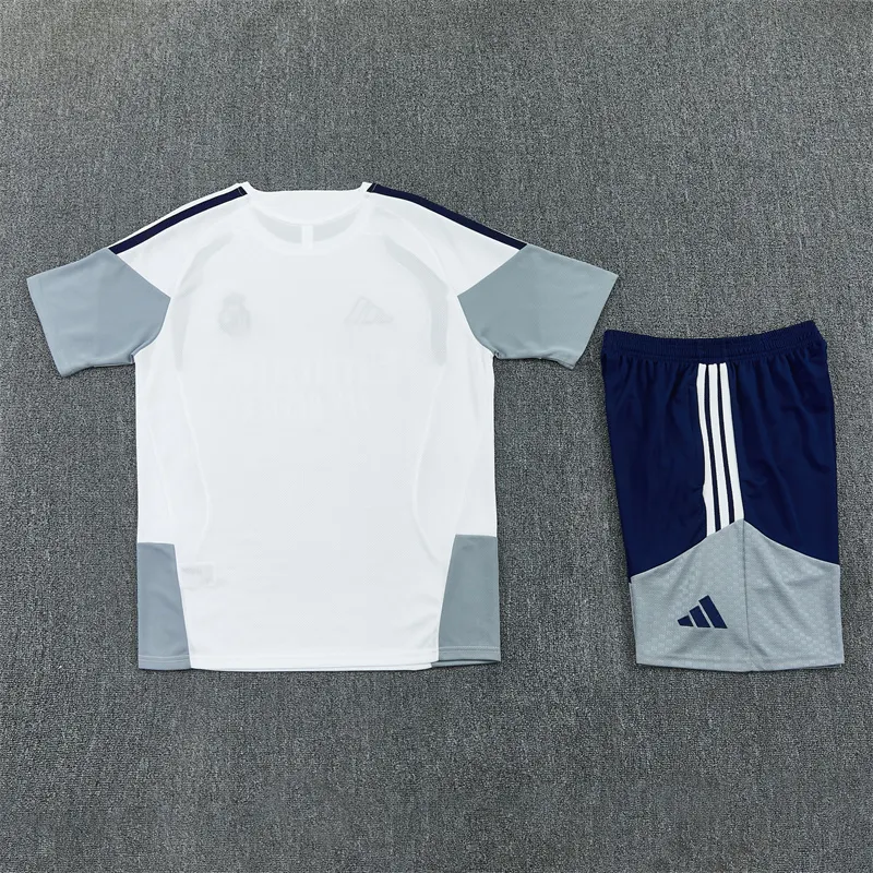 2026-27 Real Madrid White Short-Sleeve Training Jersey