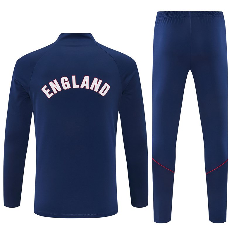 2026-27 England Royal Blue Half-Zip Training Jersey
