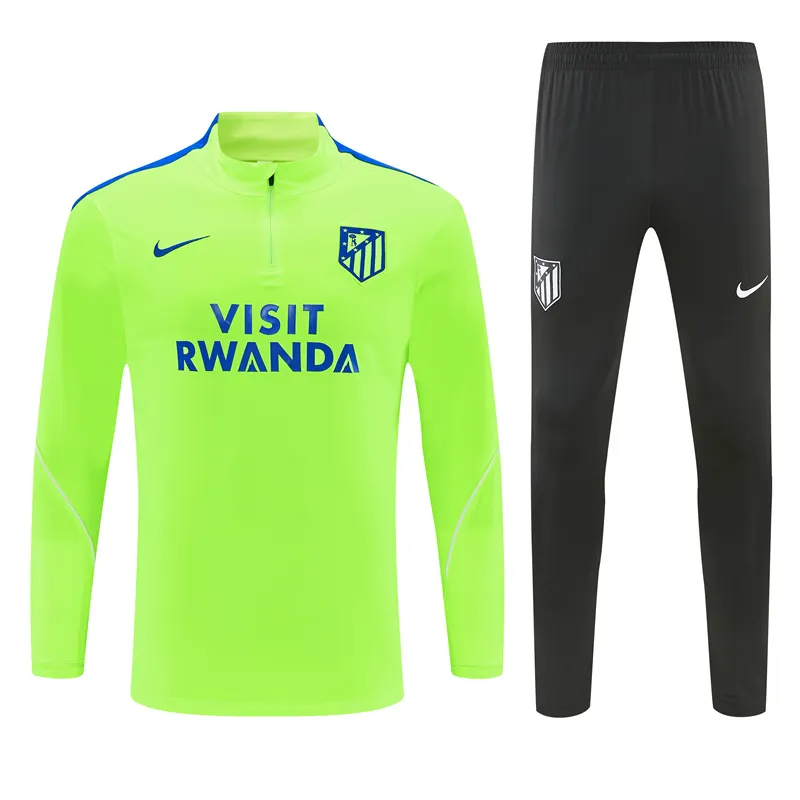 2026-27 Atlético Madrid Green Half-Zip Training Jersey