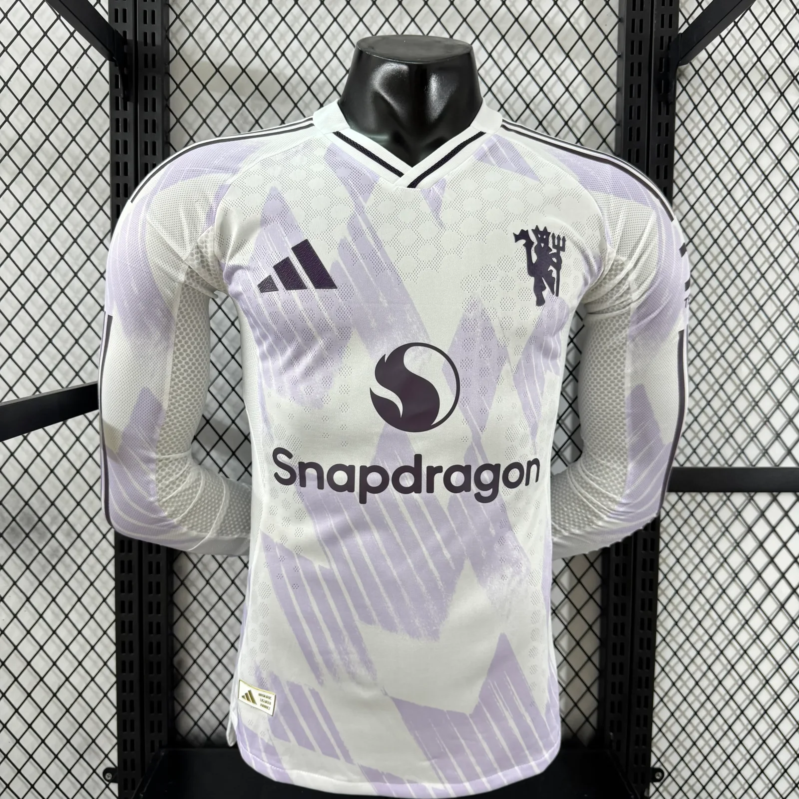2025-26 Manchester City Away Long-Sleeve Jersey – Player Version
