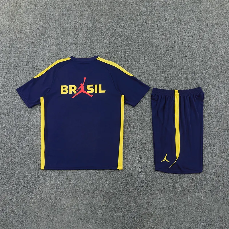 2026-27 Brazil Royal Blue Short-Sleeve Training Jersey