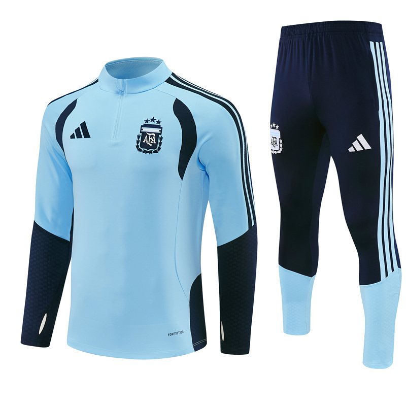 2026-27 Argentina Light Blue Half-Zip Training Jersey