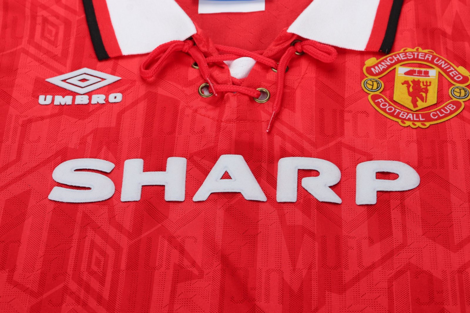 1992-94 Manchester United Home Retro Jersey - Kids
