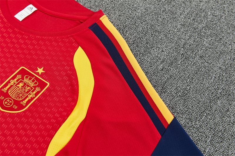 2026-27 Spain Red Short-Sleeve Training Jersey