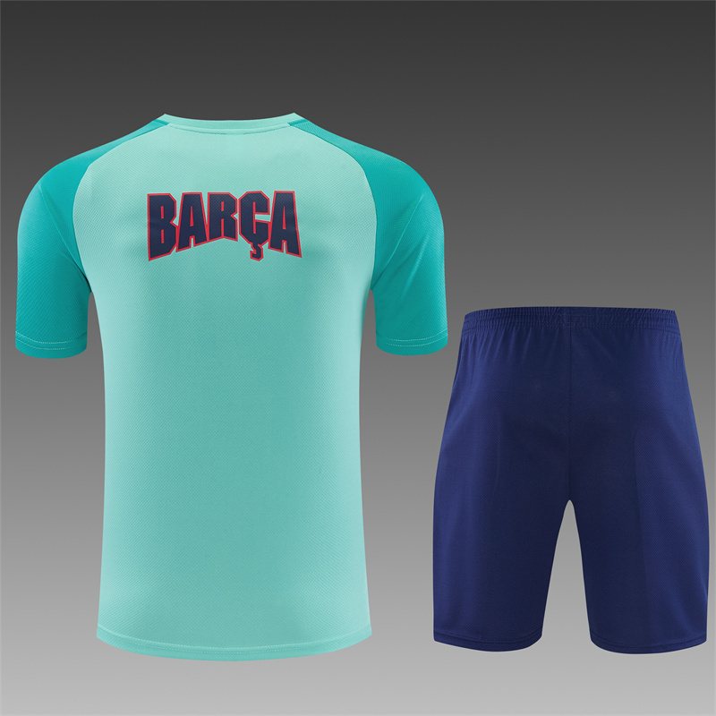 2026-27 Barcelona light blue short-sleeved training jersey