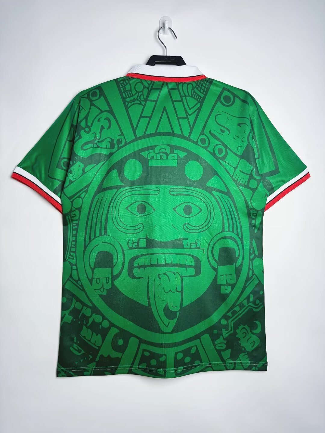 1998 Mexico Home Jacquard Retro Jersey