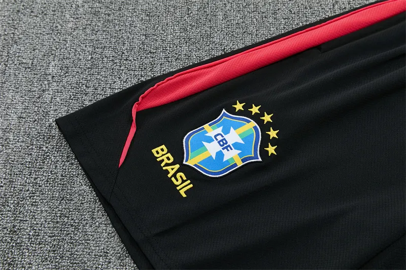 2026-27 Brazil Black Short-Sleeve Training Jersey