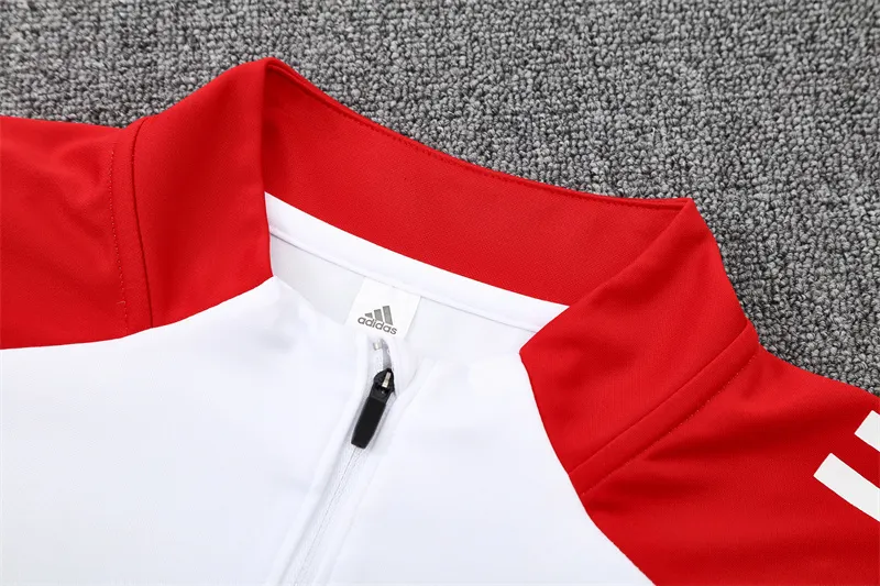 2025-26 Arsenal White Half-Zip Training Jersey