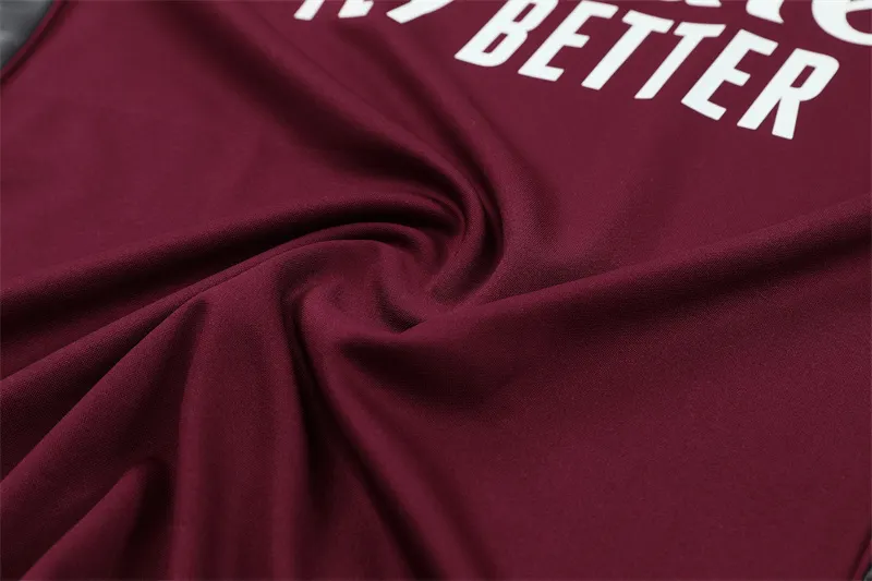 2025-26 Arsenal Red Half-Zip Training Jersey