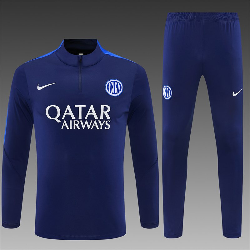 2026-27 Inter Milan Royal Blue Half-Zip Training Jersey