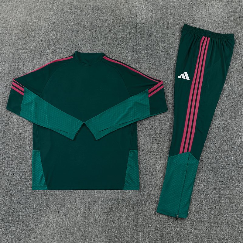 2026-27 Real Madrid Dark Green Half-Zip Training Jersey