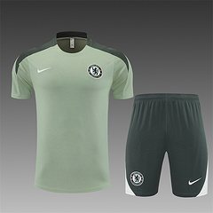 2025-26 Chelsea Light Green Short Sleeve Training Shirt