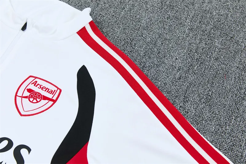 2026-27 Arsenal white half-zip training kit