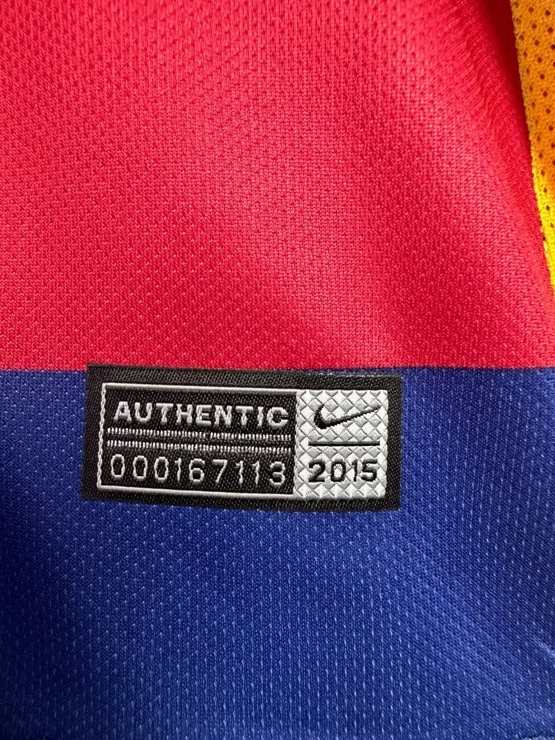 2015-16 Barcelona Home Long Sleeve Retro Jersey