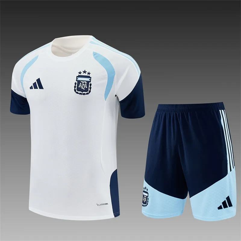 2026-27 Argentina White Short-Sleeve Training Jersey