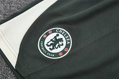 2025-26 Chelsea Short Sleeve Army Green Training Shirt