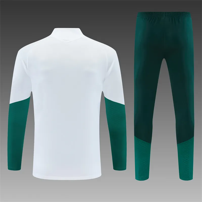 2026-27 Real Madrid White Half-Zip Training Jersey