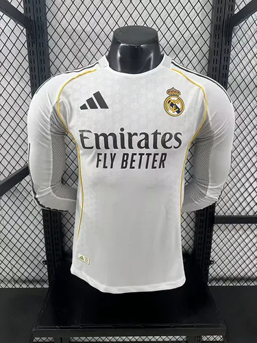2025-26 Real Madrid Main Long Sleeve Jersey - Players