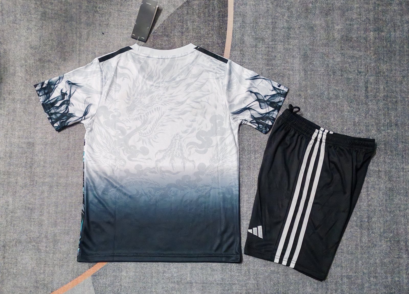 2025-26 Real Madrid "White Dragon Pattern" Jersey – Kids' Edition