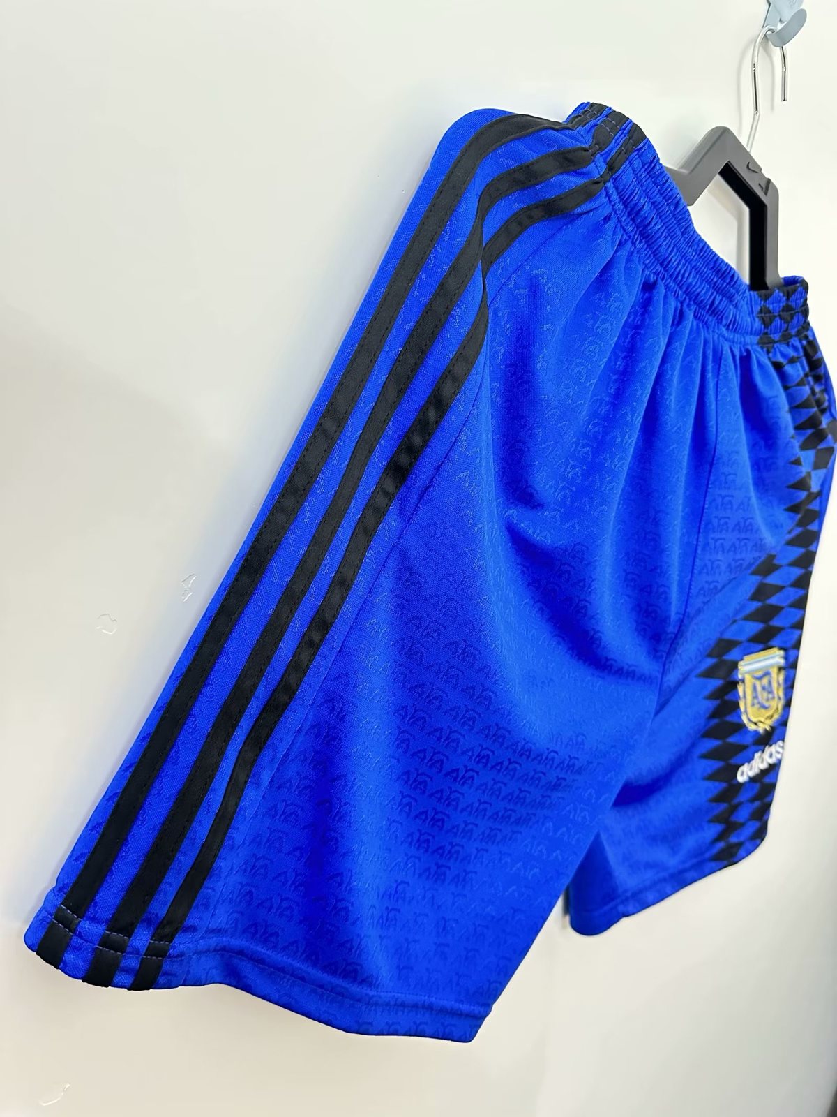 1994 Argentina Away Shorts Jacquard Retro Jersey
