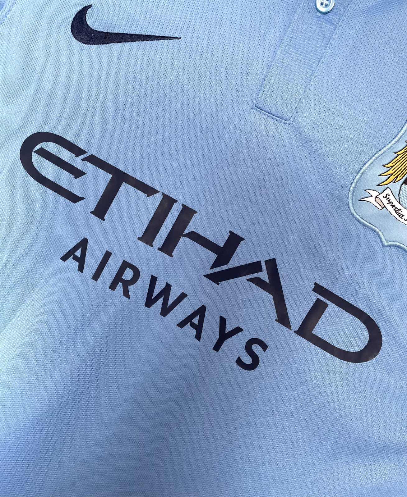 2015-16 Manchester City Retro Home Jersey