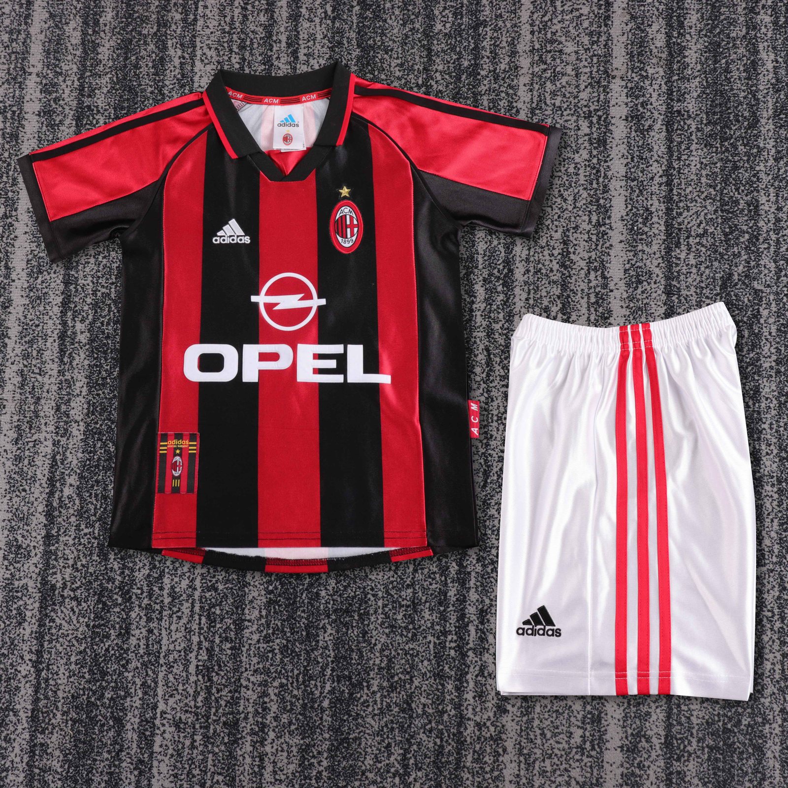 1998-99 AC Home Retro Shirt - Kids Sizes