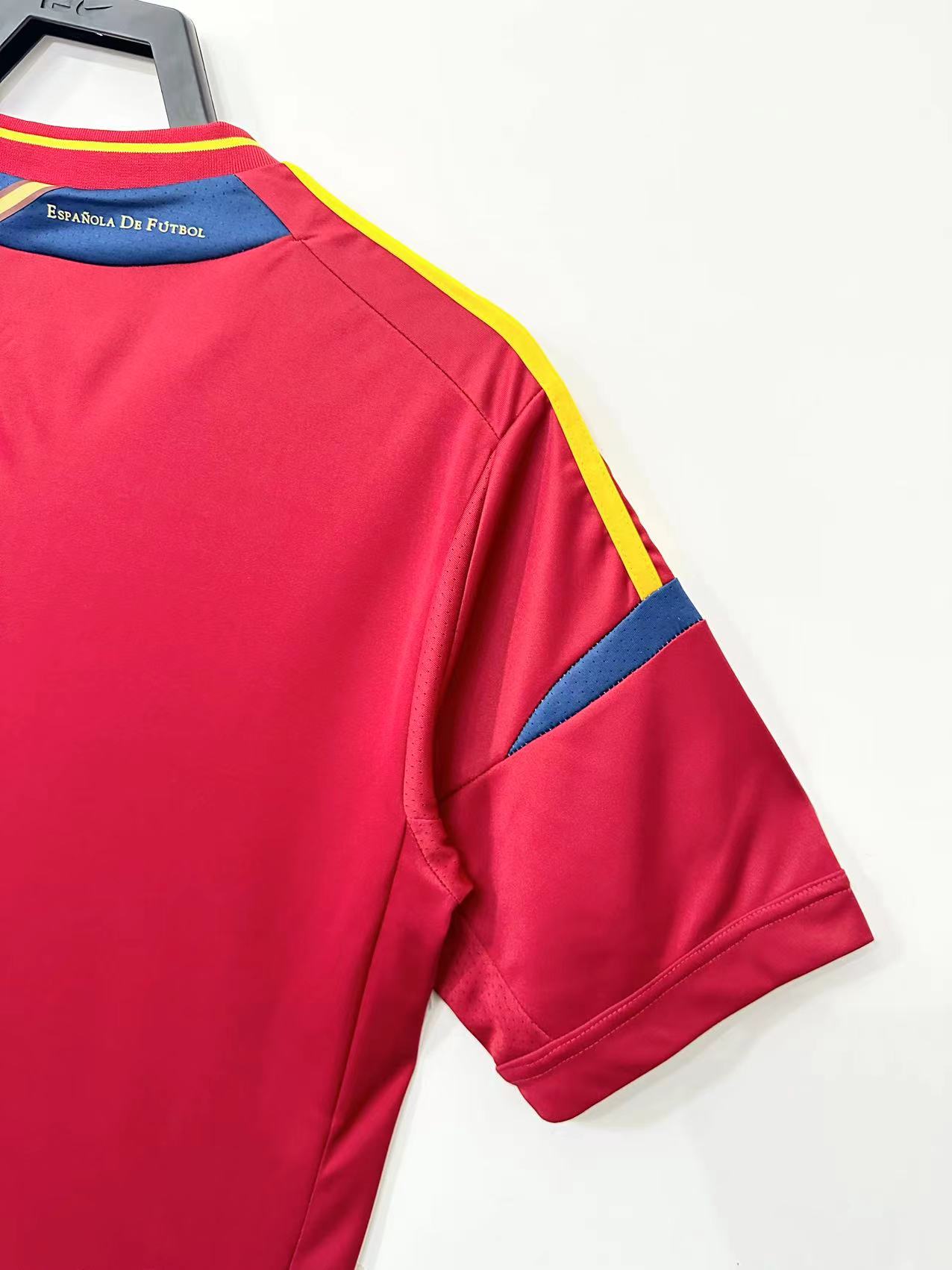 2012 Spain Home Retro Jersey