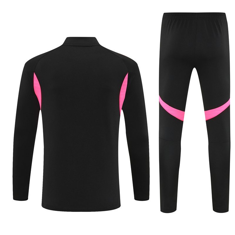 2025-26 Arsenal Black Half-Zip Training Kit