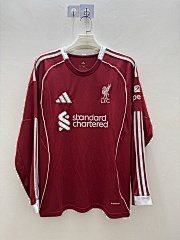 2025-26 Liverpool home long-sleeved jersey.