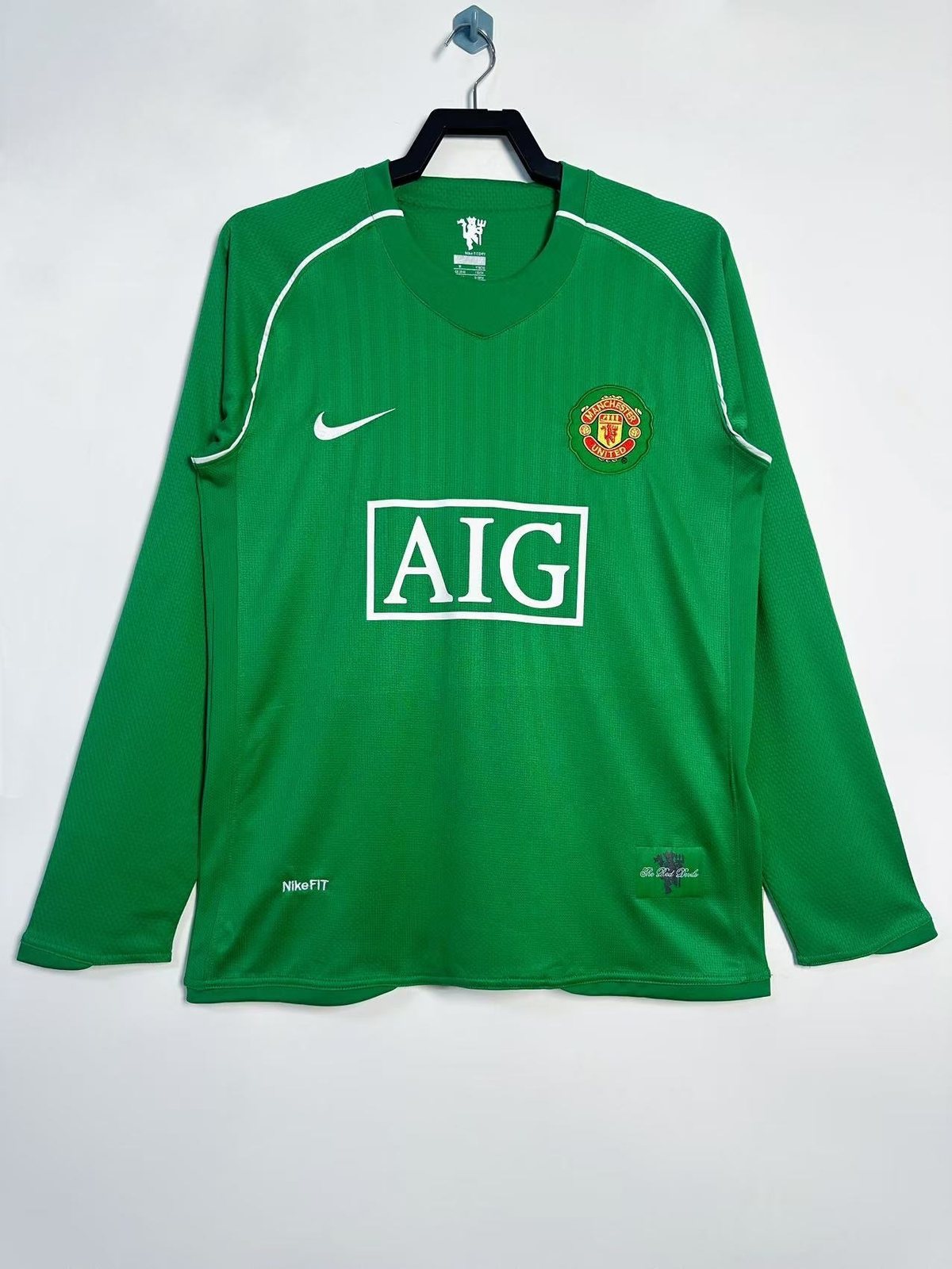2007-08 Manchester United Goalkeeper Retro Long-Sleeve Jersey