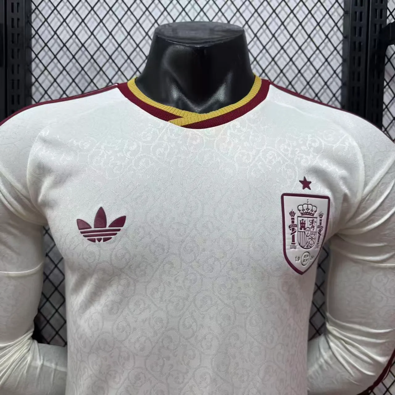 2026-27 Spain Away Long-Sleeve Jersey - Player Version