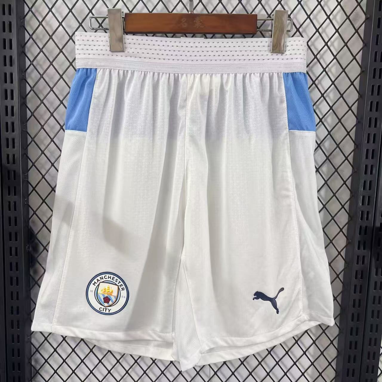 2025-26 Manchester City Home Shorts – Player Edition