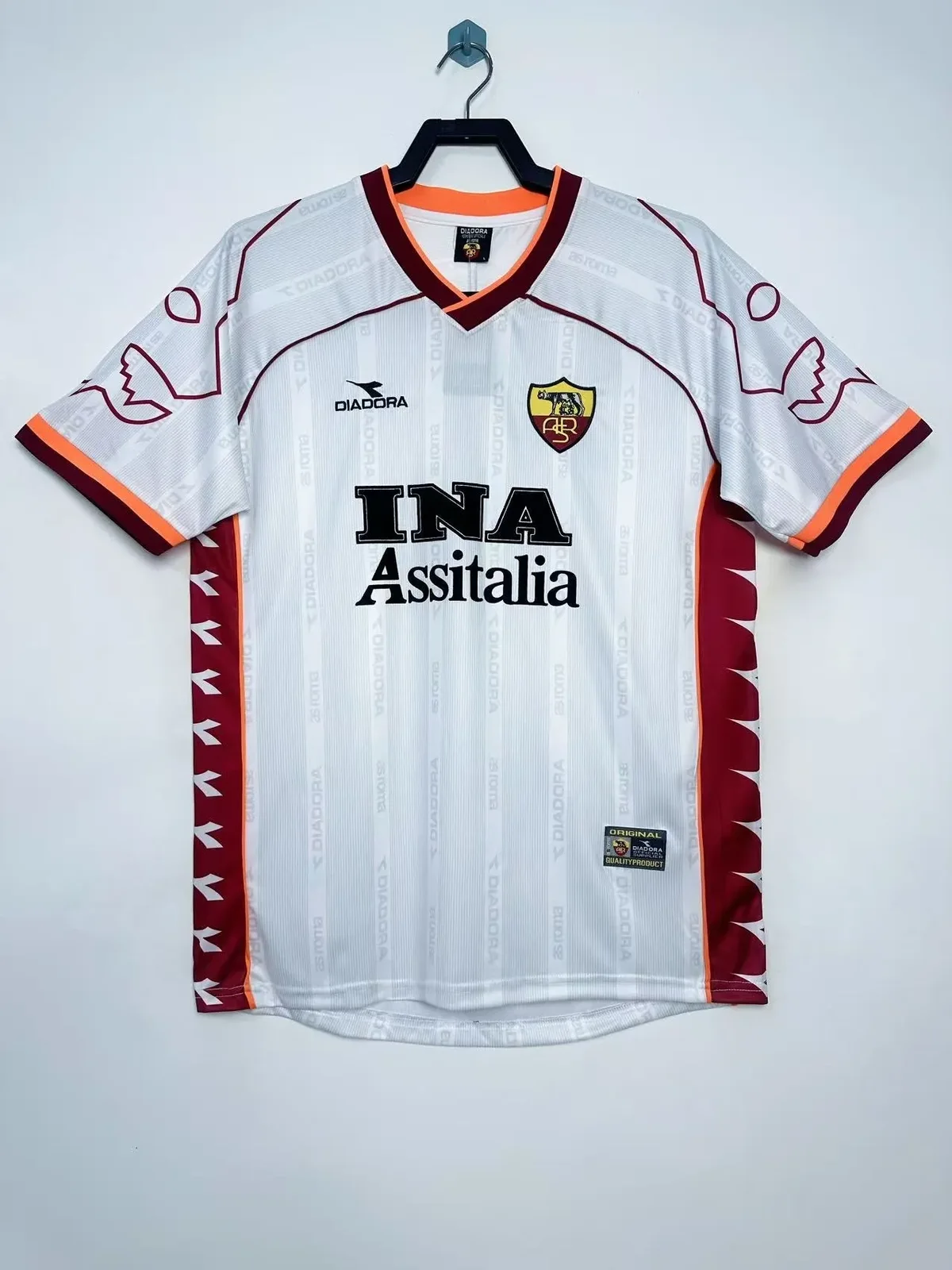 1999-00 Roma Away Retro Jersey