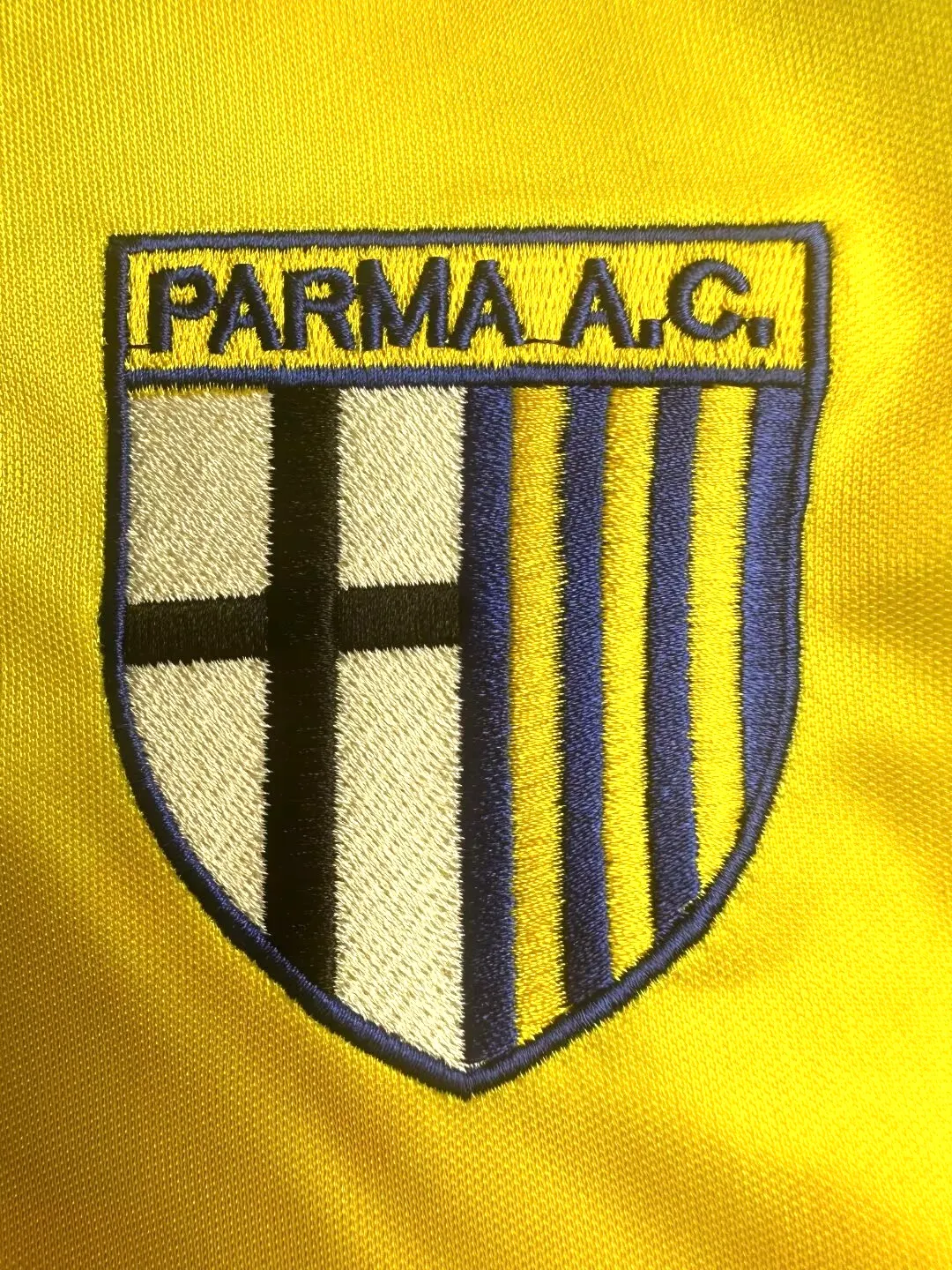 1995-97 Parma yellow retro jersey