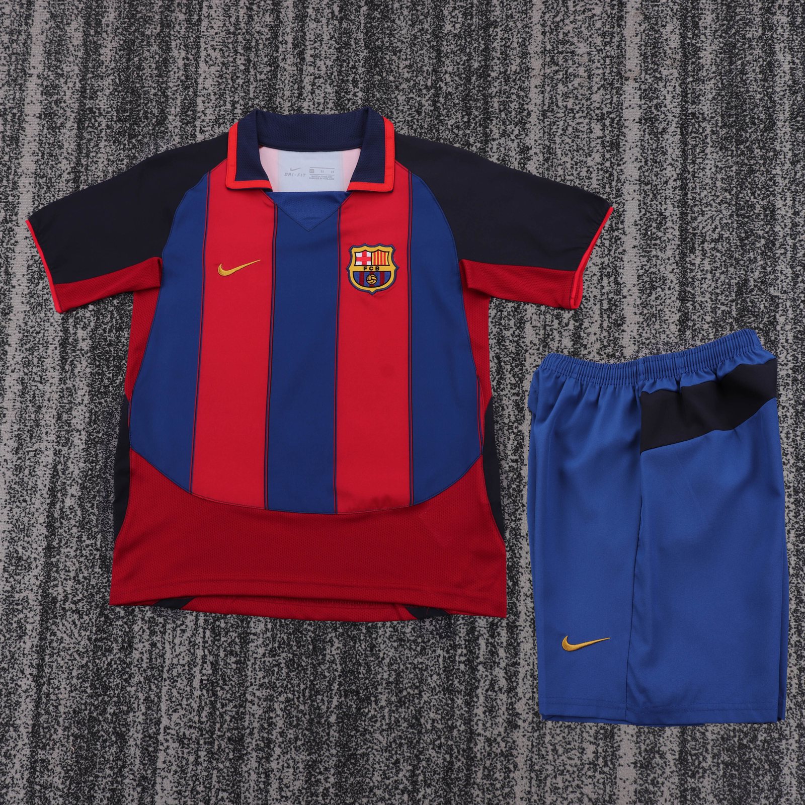2003-04 Barcelona Home Retro Shirt - Kids