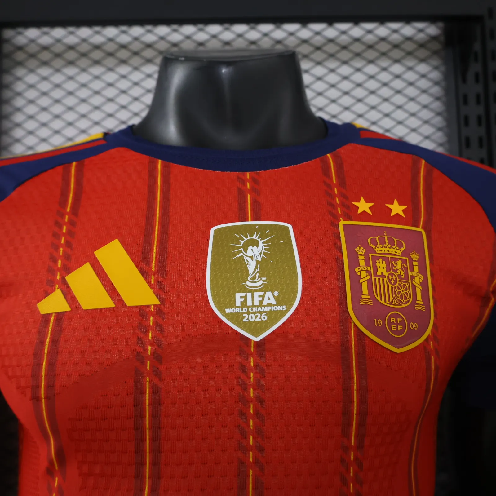 2026-27 Spain Home Jersey (with two stars) – Player Version