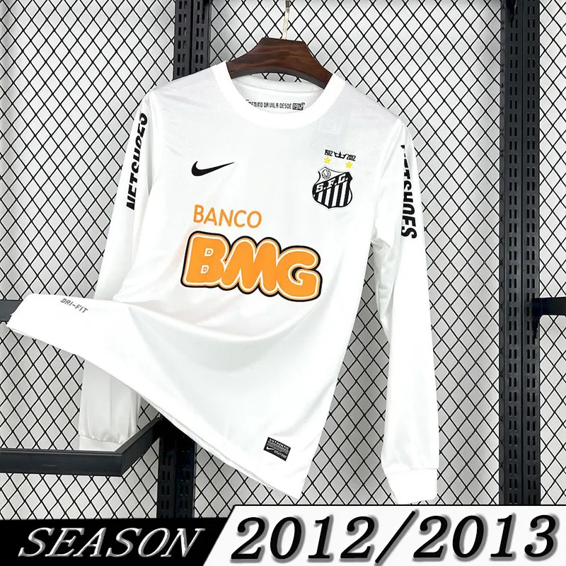 2012-13 Santos Home Long Sleeve Retro Jersey