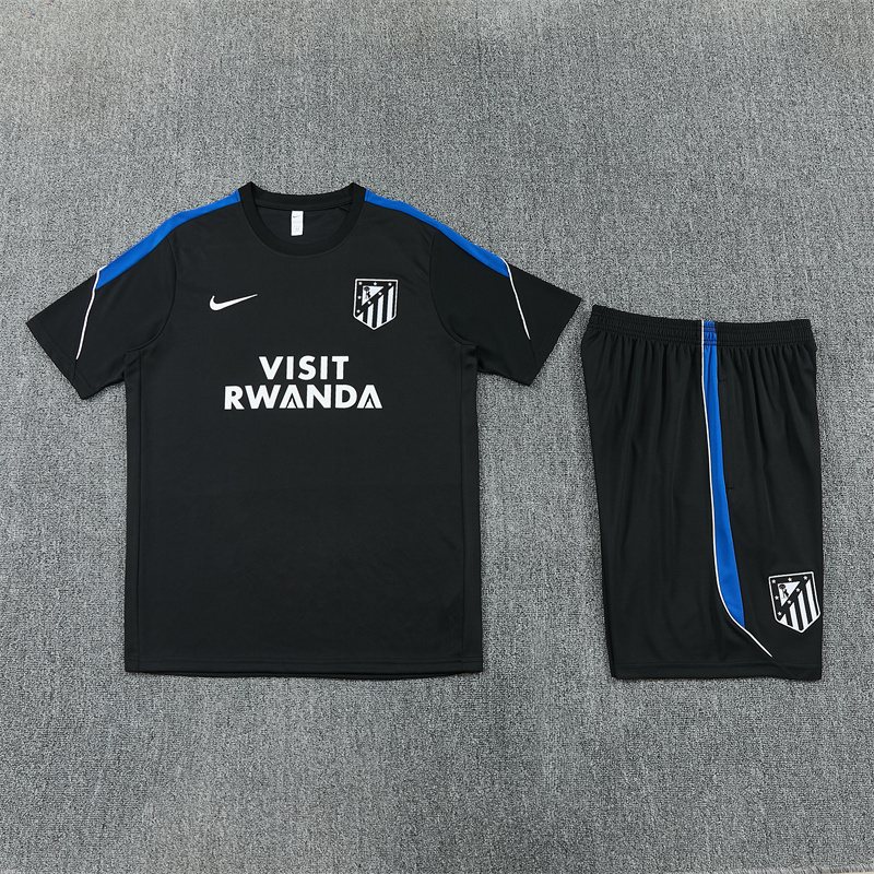 2026-27 Atlético Madrid Black Short-Sleeve Training Jersey